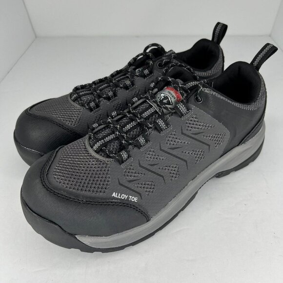 Herman Survivors Mens Endufopro Slate Gray Alloy Safety Toe Size 9.5 Work Shoes - Picture 1 of 14